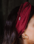 Cintillo Turbante Savage Burdeo Velvet