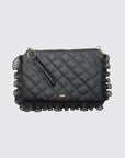 Clutch Savage Black Leather