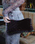 Clutch Savage Black Velvet