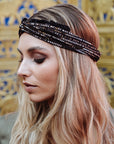 Cintillo Turbante Chic Negro Glow
