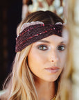Cintillo Turbante Chic Palo Rosa Glow