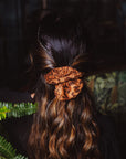 Scrunchie Savage Mocca Print