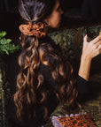 Scrunchie Savage Mocca Print