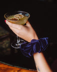 Scrunchie Savage Navy Velvet