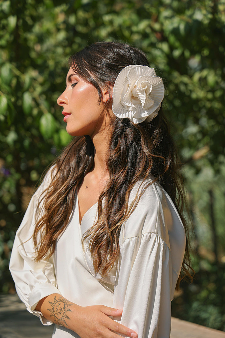 Flor Bamba Novia Piel de Ángel