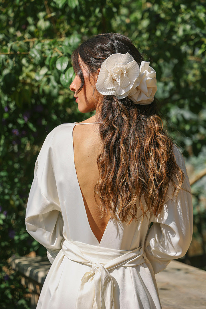 Flor Bamba Novia Piel de Ángel