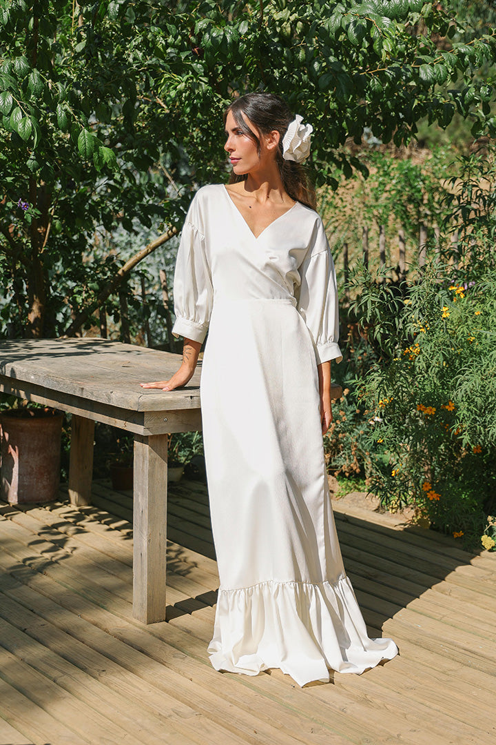 Flor Bamba Novia Piel de Ángel