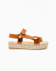 Sandalia Camel ~ Textura escamas grandes