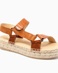 Sandalia Camel ~ Textura escamas grandes