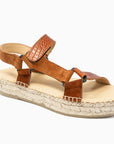 Sandalia Camel ~ Textura escamas pequeñas
