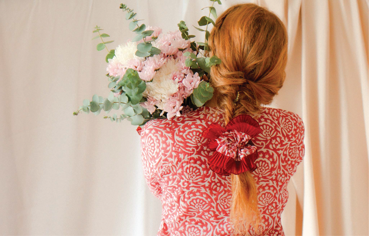 Bamba Scrunchie Collet Vuelos Accesorio Primavera