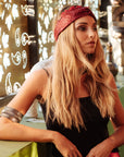 Cintillo Turbante Chic Carmín Glow