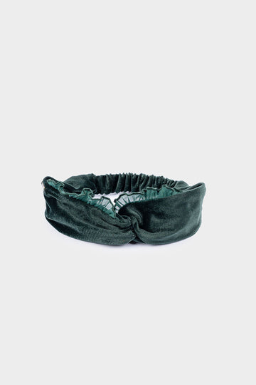 Cintillo Turbante Esmeralda Velvet