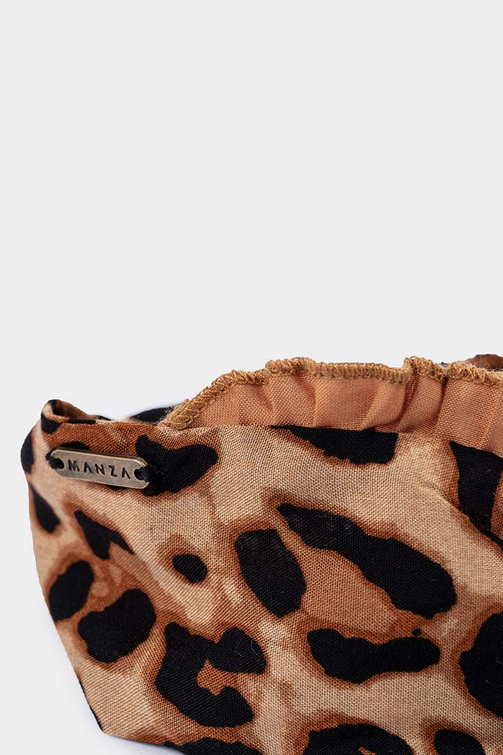 Cintillo Turbante Mostaza Print