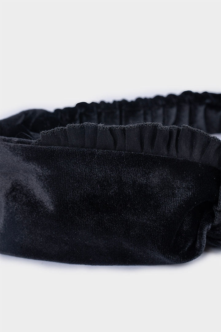 Cintillo Turbante Negro Velvet