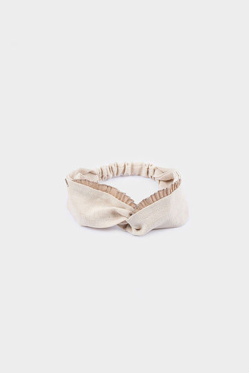 Cintillo Kid Turbante Arena Lino
