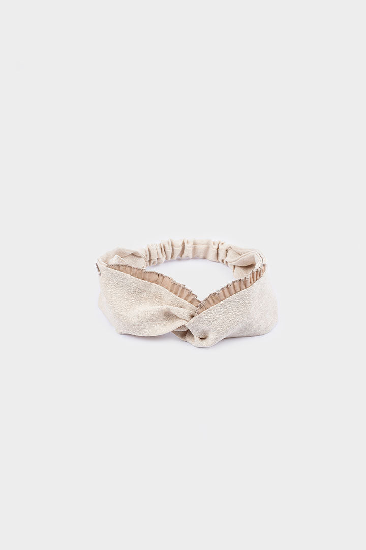 Cintillo Kid Turbante Arena Lino