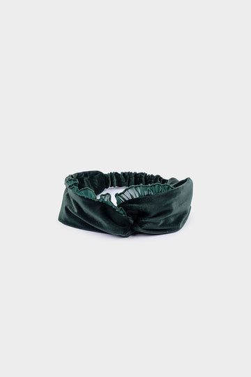 Cintillo Kid Turbante Esmeralda Velvet