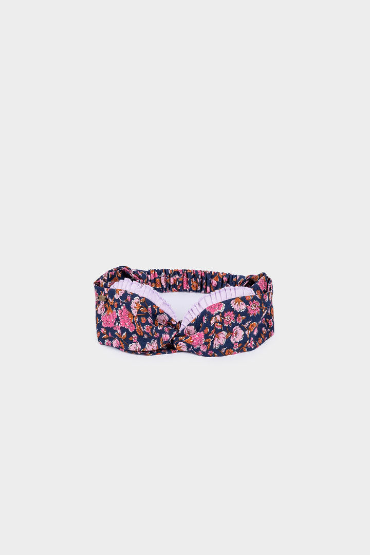 Cintillo Kid Turbante Lavanda Floral