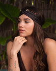 Cintillo Turbante Negro Print
