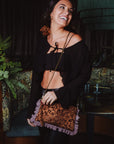 Clutch Savage Mocca Print