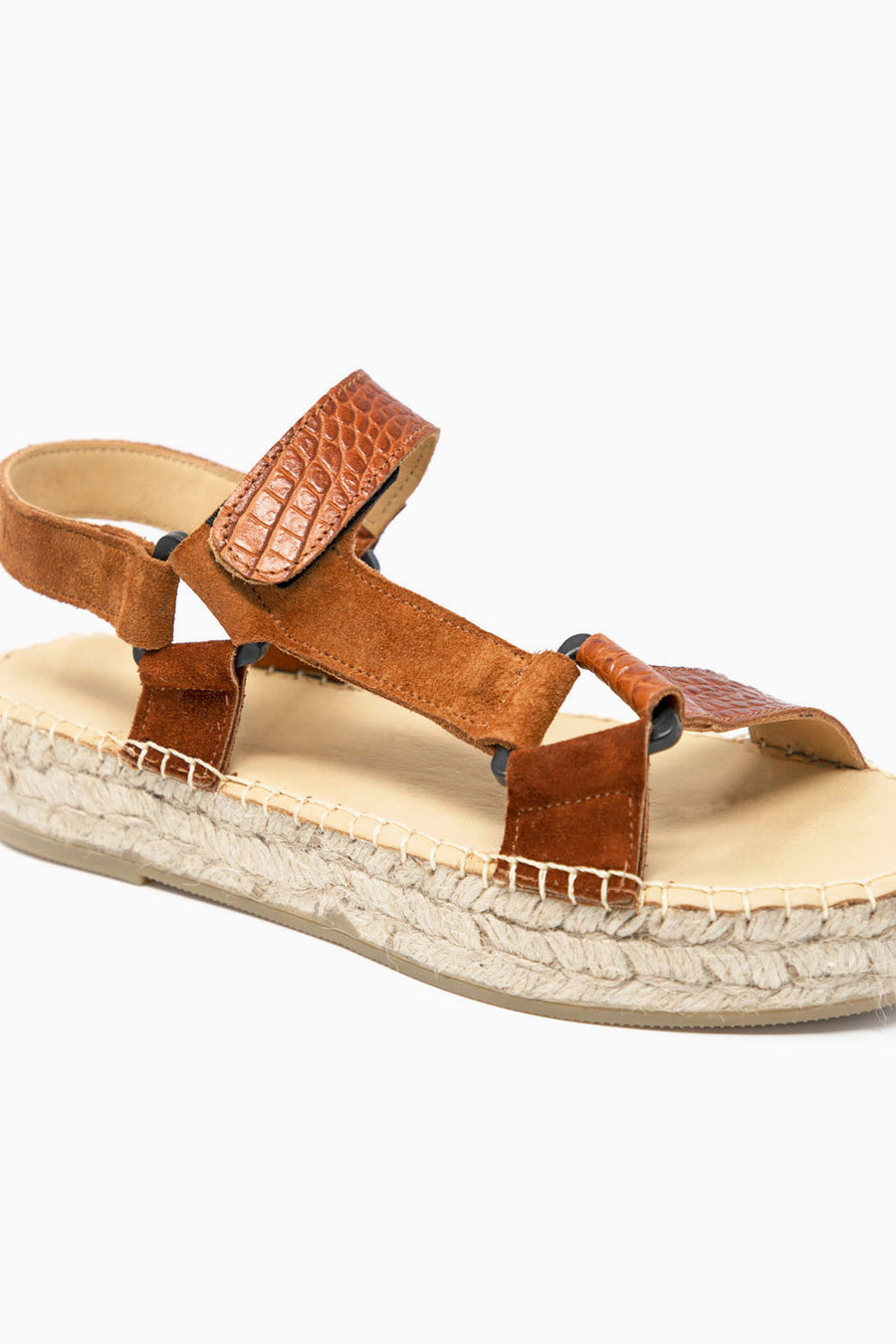 Sandalia Camel ~ Textura escamas pequeñas