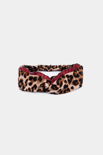 Cintillo Turbante Burdeo Print